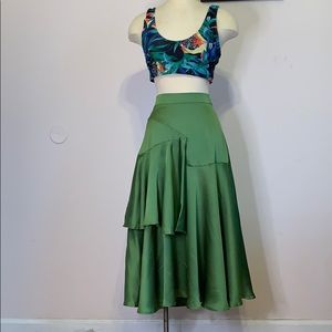 Nasty Gal Green Skirt US Size 6